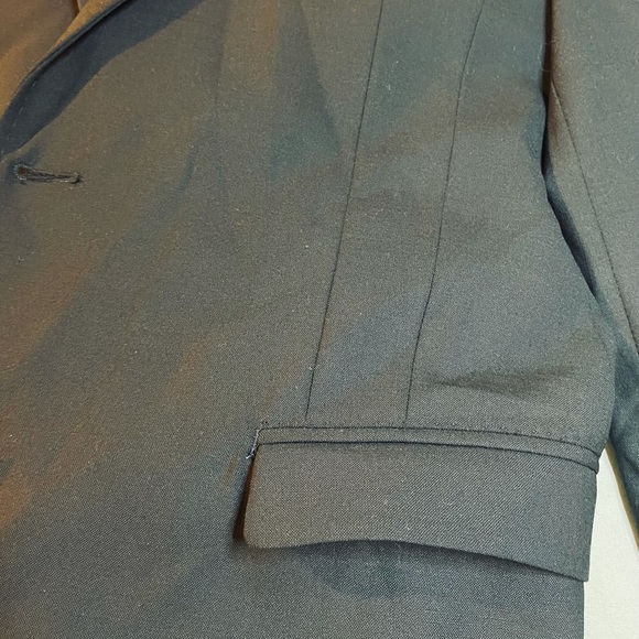 New Zara Men’s Black Sports Coat Size 42 - Picture 5 of 11